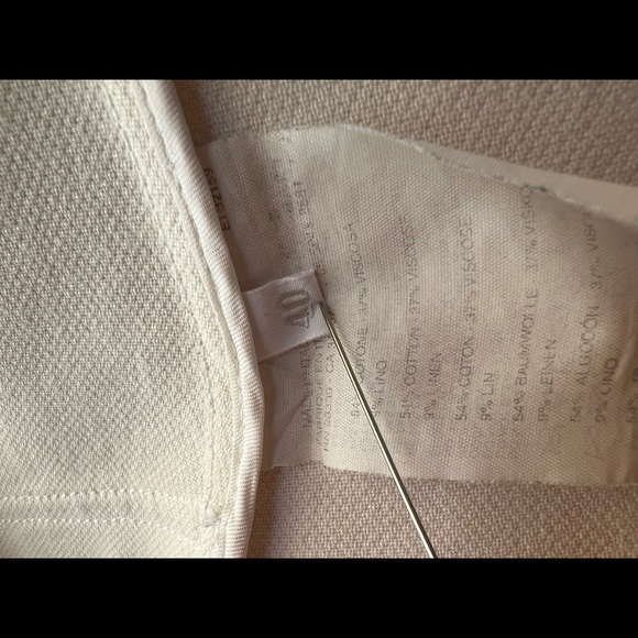 Auth Prada Cream Utility Jacket Euro sz 40 (XSM-Petite) - Picture 15 of 16